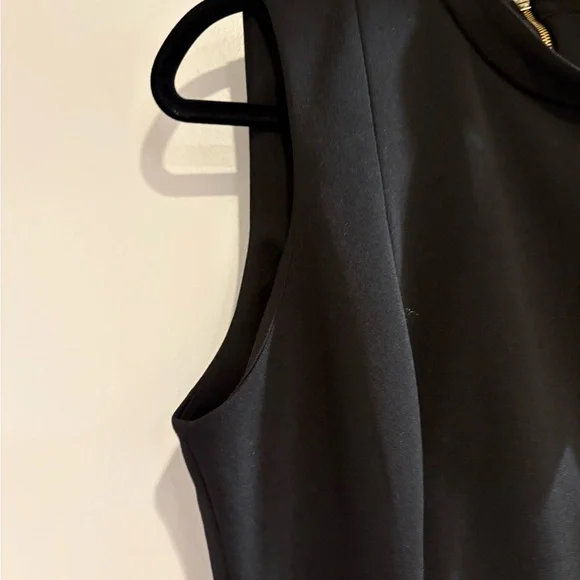 Calvin Klein Black Midi Sheath Cocktail Dress | Needs Hem Fixed | Fire Sale - Picture 4 of 6